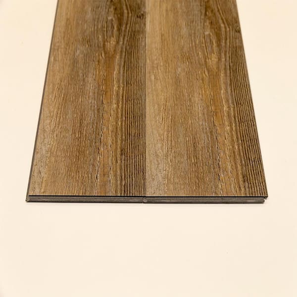 Madison 10mm/20mil Empire Black Walnut Waterproof Click Lock Luxury Vinyl  Plank Flooring - 9 in. W x 60 in. L x 10mm T