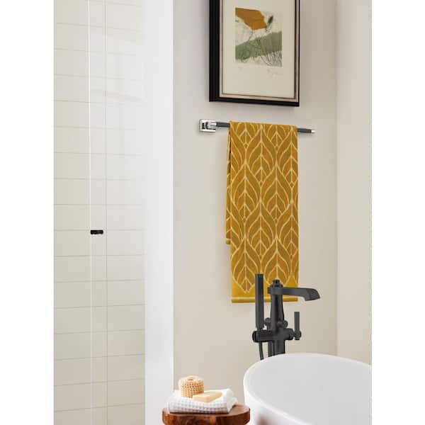 Esquire 18 in (457 mm) Towel Bar in Polished Nickel/Black Bronze