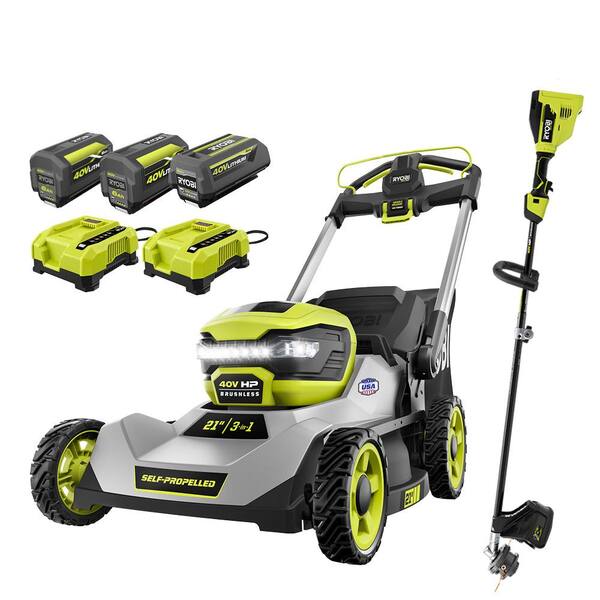 RYOBI 40V HP Brushless 21 in. Cordless 