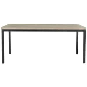 Dennis 47 in. Gray Wood Coffee Table