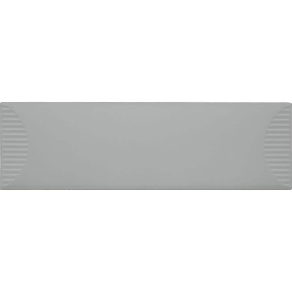 Stencil Grey 4 in. x 12 in. Glaze Porcelain Half Moon Floor and Wall Tile (511.28 sq. ft./pallet) price history on PriceWatchPro