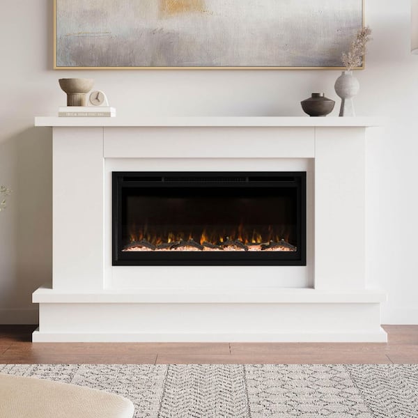 Modern Ember Patton Venetian 64 in. 5000 BTU Freestanding Smart