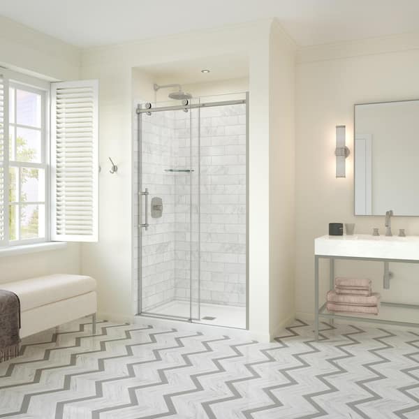 MAAX Odyssey SC 45-47 ½ x 78in. 8 mm Sliding Shower Door for