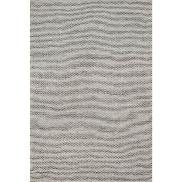 Penelope Braided Wool Light Gray 4 ft. x 6 ft. Area Rug