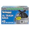  Ultrasac 44 Gallon 1.6 MIL Clear Trash Bags - 36 x 46 - Pack  of 150 - For Outdoor, Municipal, & Healthcare : Health & Household