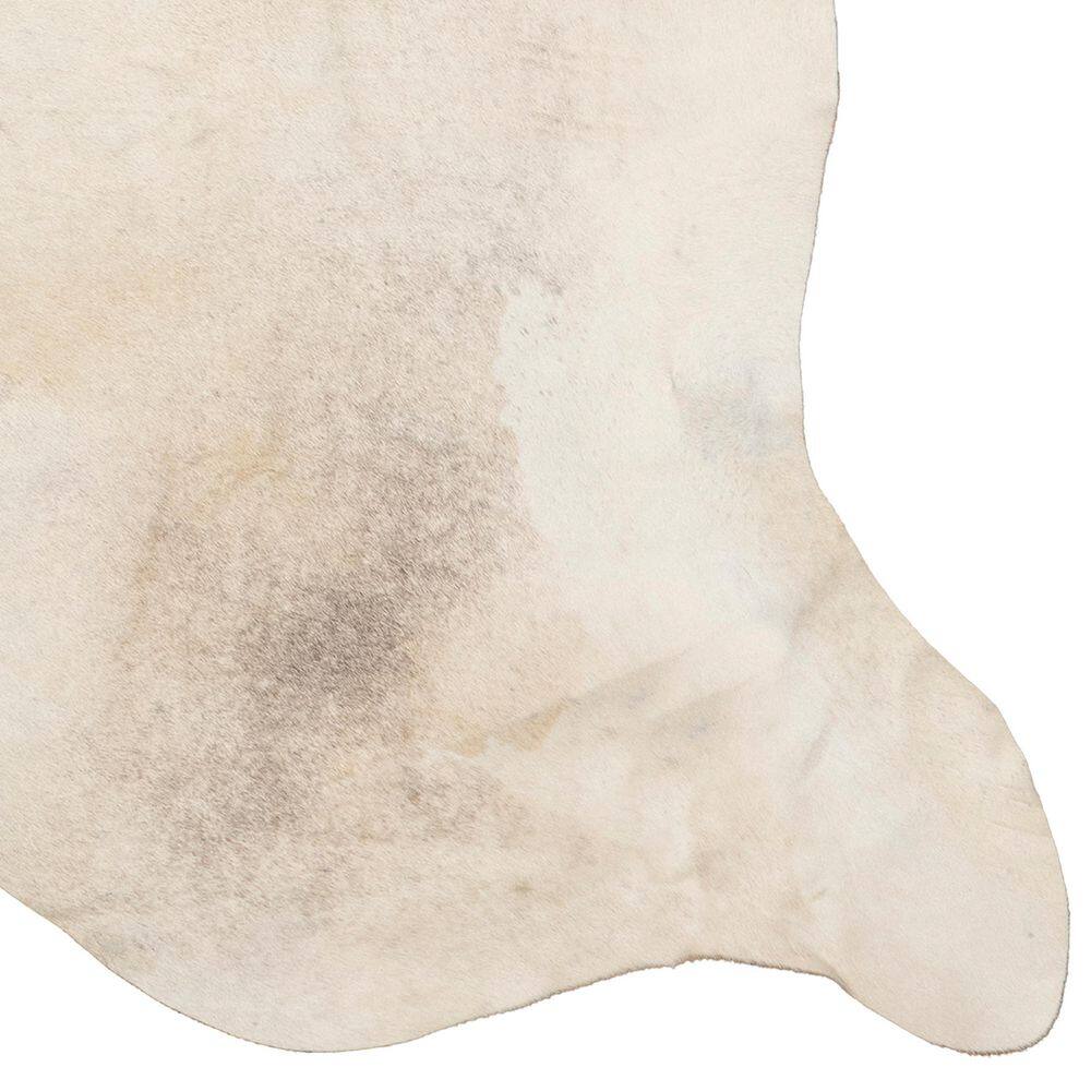 Cowhide Light Brindle 7 ft. x 7 ft. Indoor Area Rug - thumbnail 4