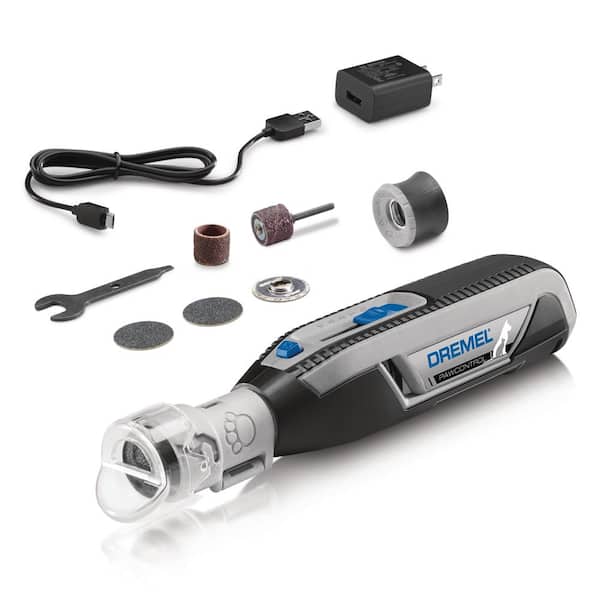 Dremel 4-Volt 2 Amp Cordless Pet Grooming Kit with 7 Accessories