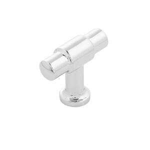 Piper T-Knob 1-5/8 in. x 5/8 in. Dia Chrome Cabinet Knob (10-Pack)