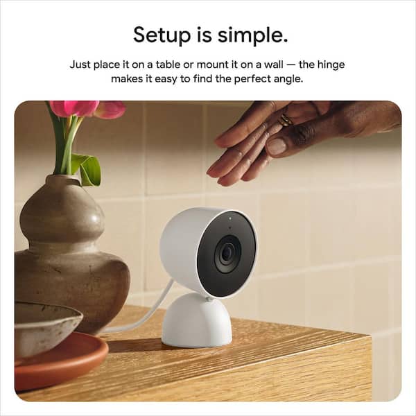 Google Nest Indoor Security Camera (Wired, 3rd gen) - Hazel