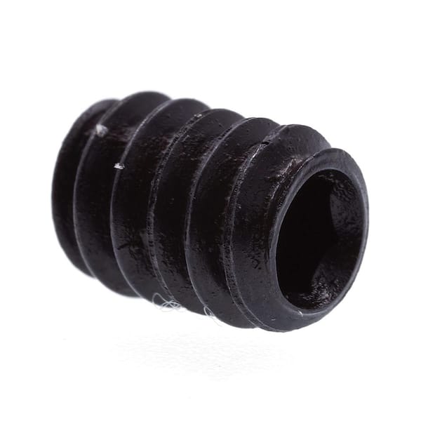 Prime-Line #10-24 x 1/4 in. Black Oxide Coated Steel Set Screws (25-Pack)