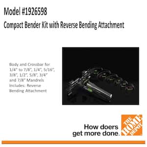 Compact Bender Kit with Reverse Bending Attachment