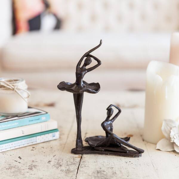 DANYA B Ballerina Duo Bronze Sculpture