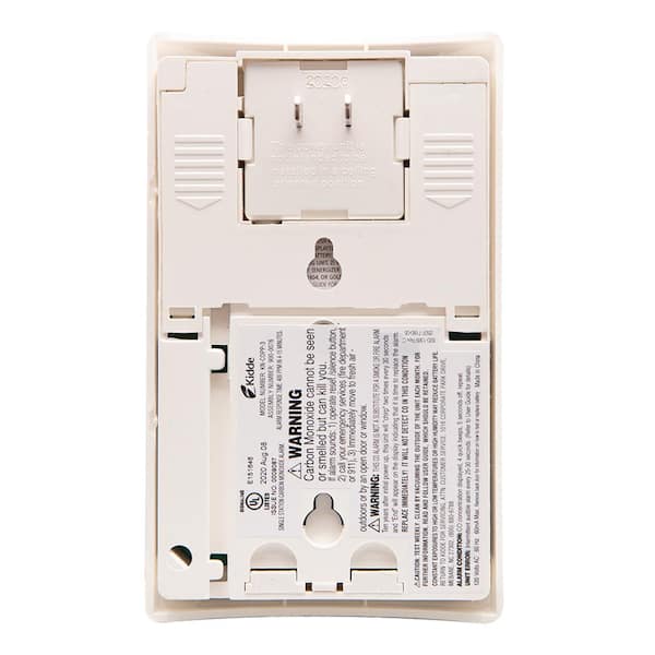 Firex Plug-in Carbon Monoxide Detector, 9-Volt Battery Backup and Digital  Display, CO Detector