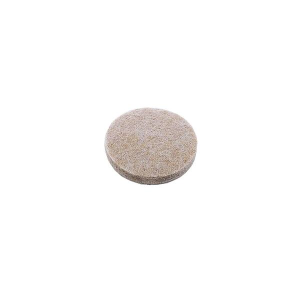 3M Beige 1 Felt Pads, 16-Count