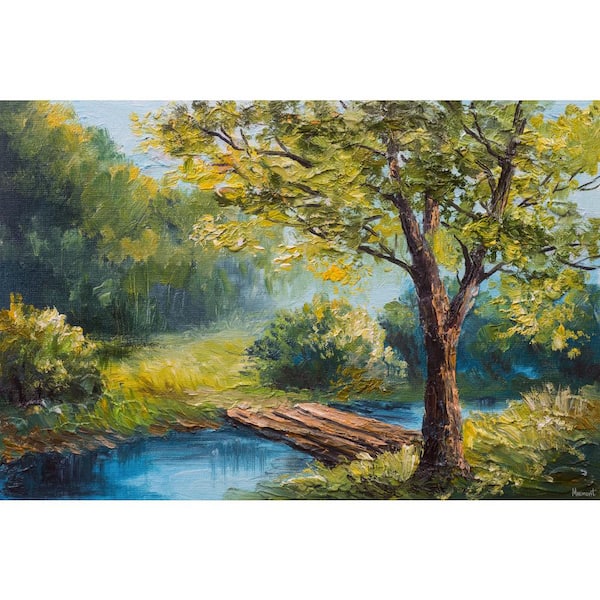 Unbranded "Undisturbed" by Marmont Hill Unframed Canvas Nature Art Print 12 in. x 18 in.
