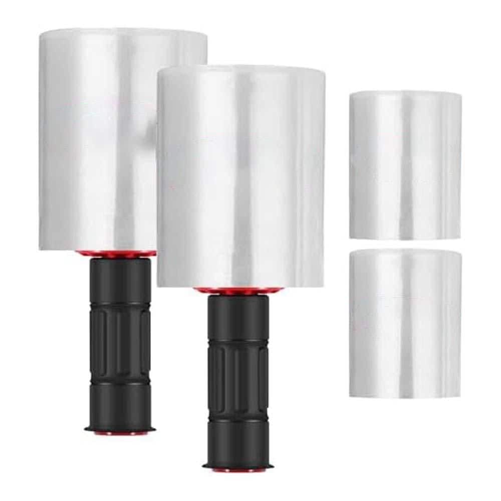 Stretch Wrap 4 Pack 5 in. x 1000 ft. Industrial Strength Clear Heavy Duty Film with Handle for Moving Packing price history on PriceWatchPro