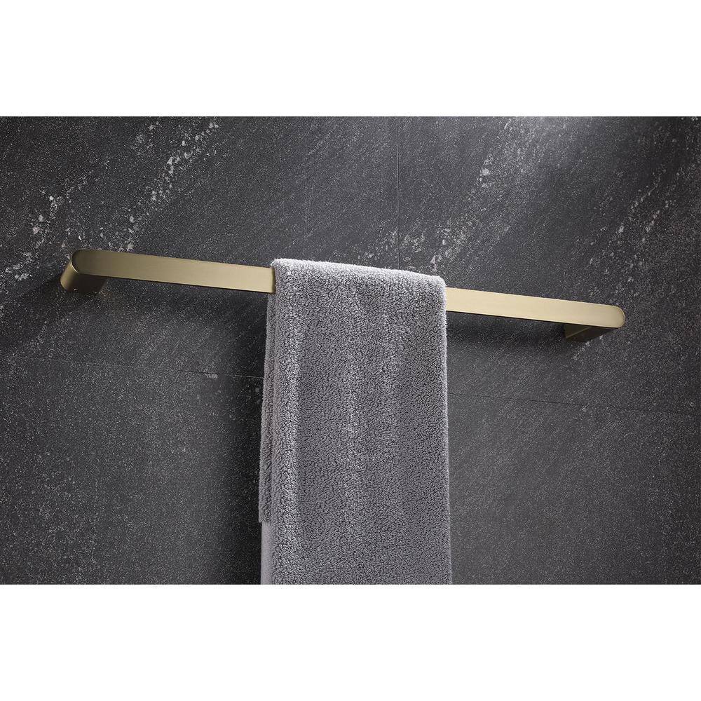 Brushed Gold 5-Piece Stainless Steel Bathroom Hardware Set
