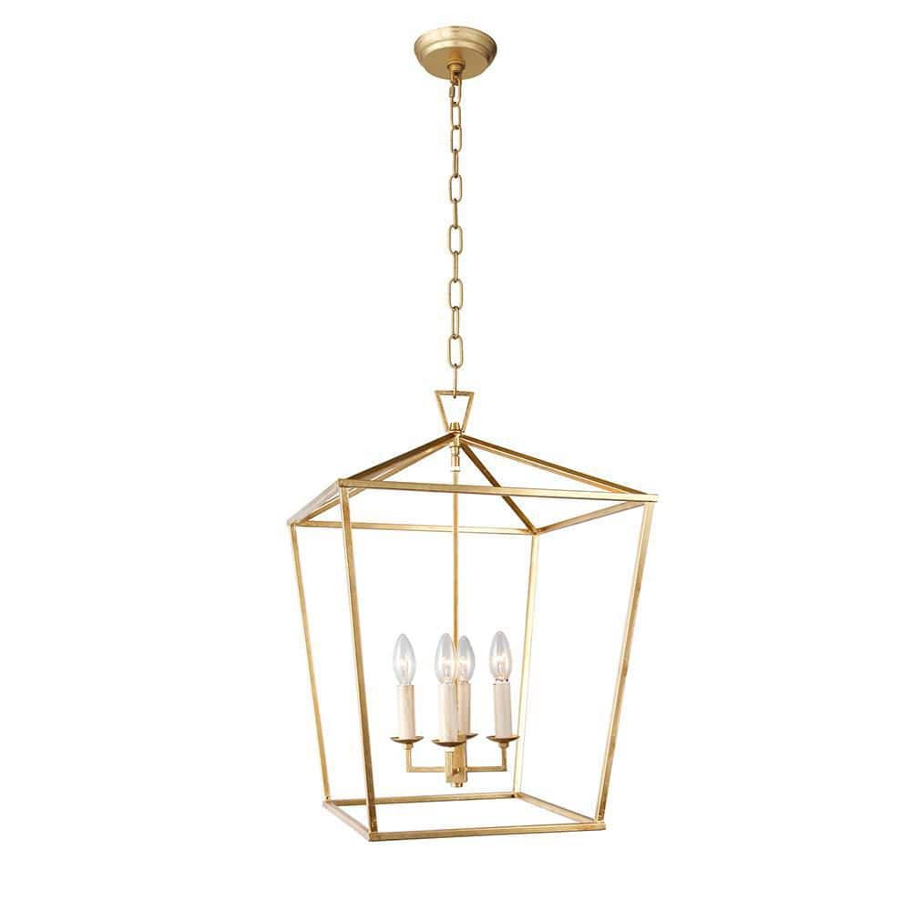 Joshua 4-Light Gold Chandelier