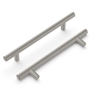 Bar Pulls 5-1/16 in. (128 mm) Center-to-Center Stainless Steel Finish Cabinet Pull (10-Pack)