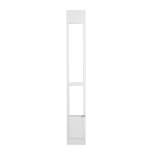 Dog Door for Sliding Glass Door, 75 7/8 in.-80 11/16 in. 19.85 in. Wide. Adjustable Height Doggy Door