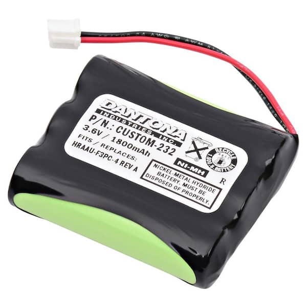 3.6V NIMH 1650mAh Custom Packs Battery IGT 40404100W