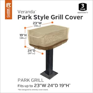 Veranda Park Style Charcoal Grill Cover