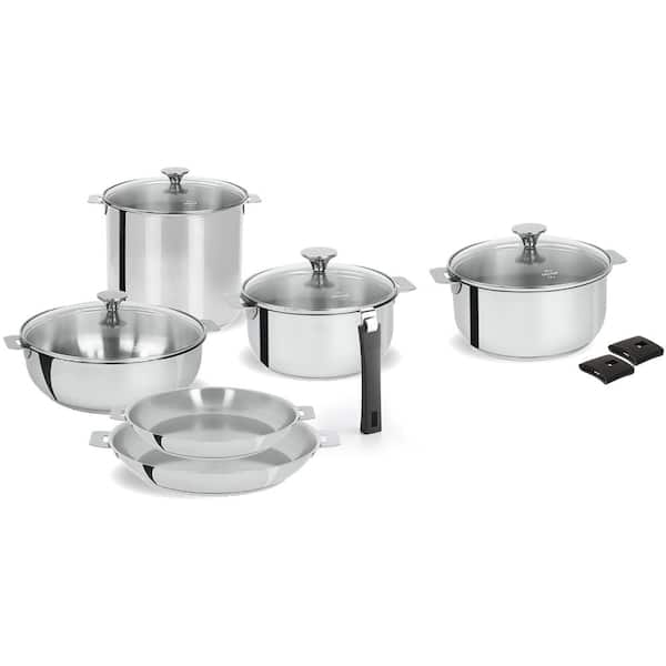 Cristel Tulipe 13-Piece Stainless Steel Cookware Set