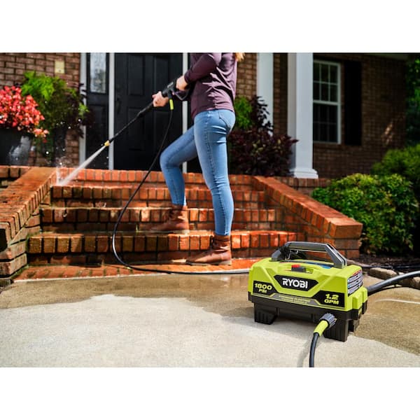 RYOBI 3000 PSI 1.1 GPM Cold Water Electric Pressure Washer and 12 in.  Surface Cleaner with Caster Wheels RY143011-SC12 - The Home Depot