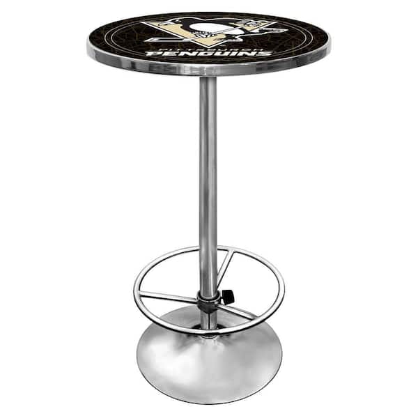 Trademark NHL Pittsburgh Penguins 42 in. H Pub Table