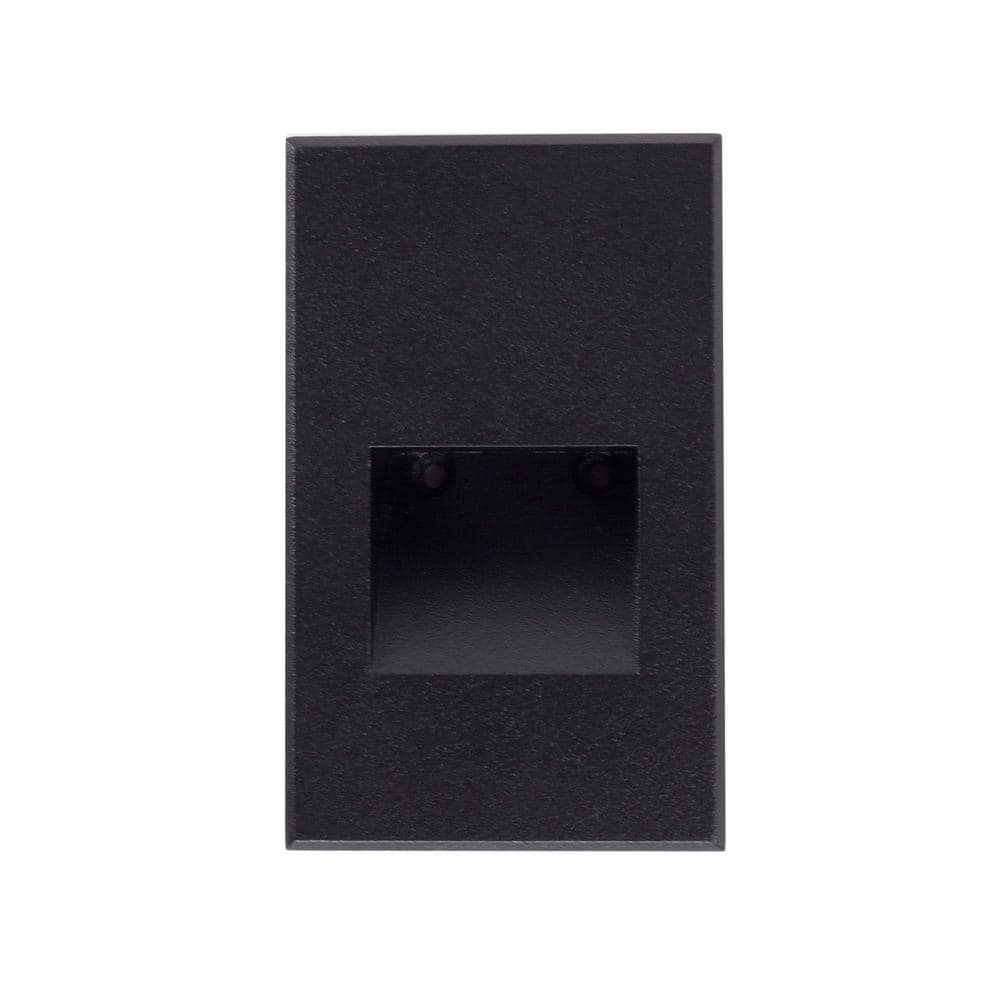 Sonic Black Aluminum LED Outdoor Step Light