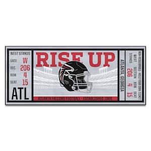 NFL - Atlanta Falcons 30 in. x 72 in. Indoor Ticket Runner Rug