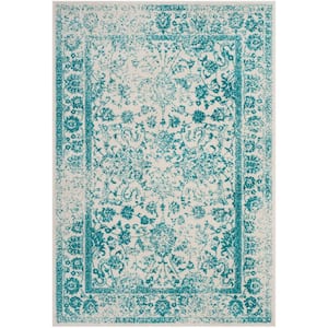 SAFAVIEH Adirondack Ivory/Sage 8 ft. x 10 ft. Border Area Rug ADR109V-8 ...