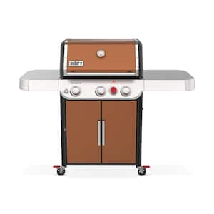 Genesis E-325s 3-Burner Liquid Propane Gas Grill in Copper with Built-In Thermometer