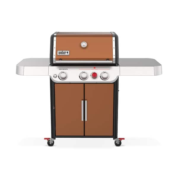 Weber Genesis E-325s 3-Burner Liquid Propane Gas Grill in Copper with Built-In Thermometer
