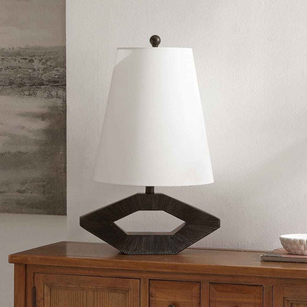 Praia 25 in. Black Table Lamp price history on PriceWatchPro