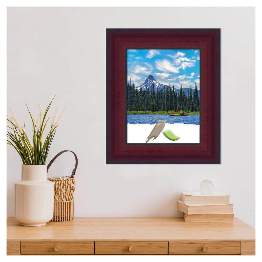 Classic Black and Cherry Wood 11x14 Wall Picture Frame