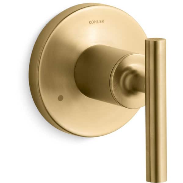 KOHLER Purist 1-Handle Valve Handle in Vibrant Brushed Moderne Brass (Valve Not Included)