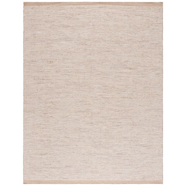 Vermont 11 ft. x 15 ft. Beige/Ivory Marle Solid Area Rug