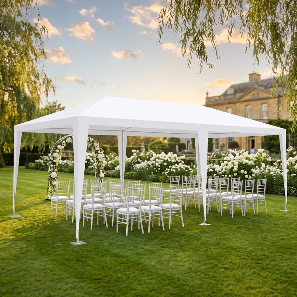 10 x 20 FT Outdoor Party Tent Canopy, Heavy Duty Event Shelter for Wedding, BBQ, Patio and Garden, No Sidewalls price history on PriceWatchPro