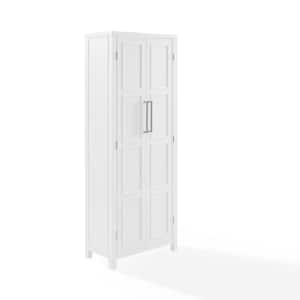 Cutler White Engineered Wood 24 in. Pantry Cabinet