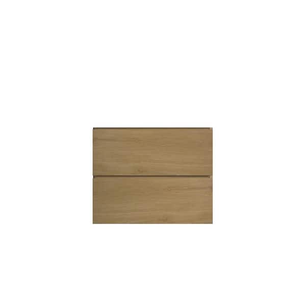 24 in. Bath Vanity Cabinet without Top in Oak Assembled