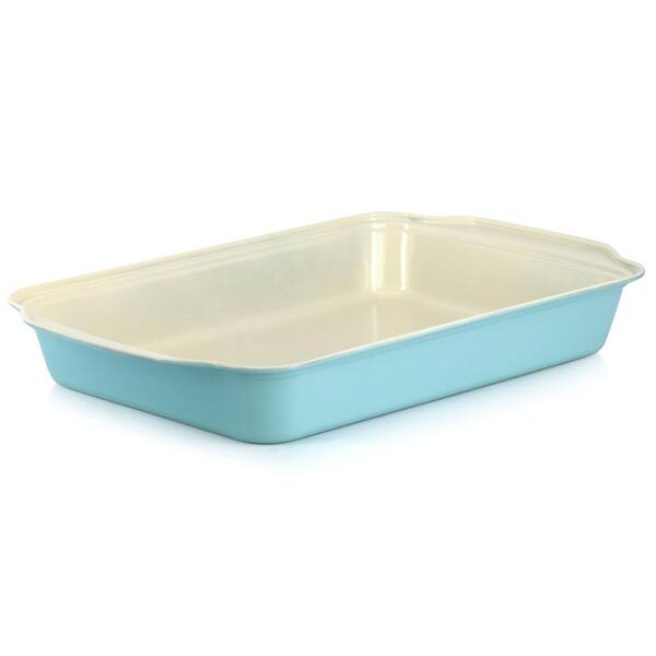 Large Strong Ceramic Baking Dish, Turquoise Baking Pan, Ceramic Lasagna Dish, Wedding Gift Ideas, Stoneware Casserole Dish - UK