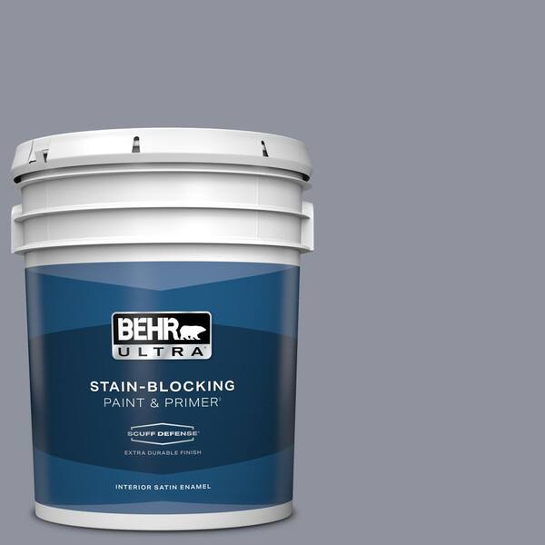 BEHR ULTRA 5 gal. Home Decorators Collection #HDC-AC-26A Lilac Fields Extra Durable Satin Enamel Interior Paint & Primer