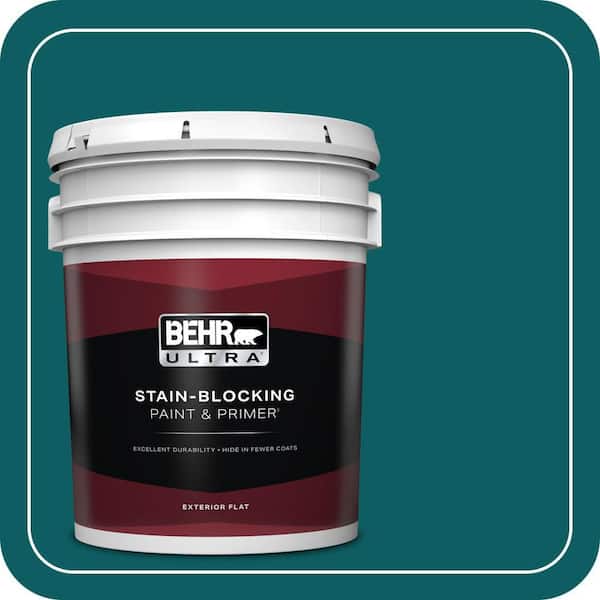 BEHR ULTRA 5 gal. #S-H-500 Realm Flat Exterior Paint & Primer