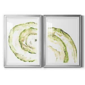 Lichen Halo V by Wexford Homes 2-Pieces Framed Abstract Paper Art Print 22.5 in. x 30.5 in.