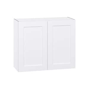 Wallace Painted Warm White Shaker Assembled Wall Kitchen Cabinet (36 in. W x 30 in. H x 14 in. D)