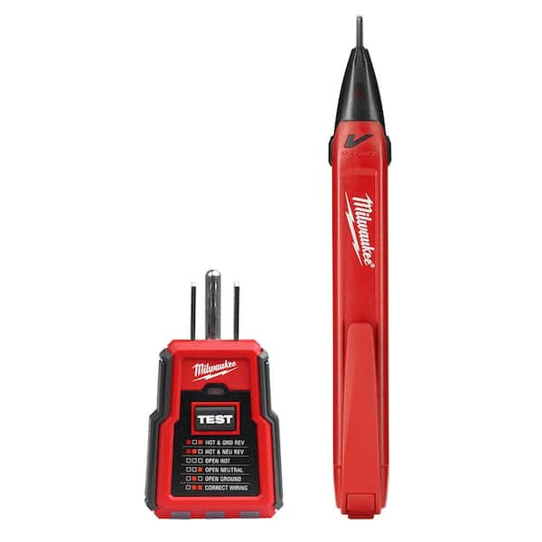 Milwaukee Non-Contact Voltage and GFCI Receptacle Premium Test Kit