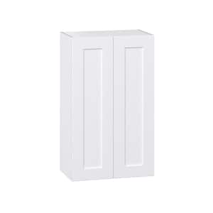 Wallace Painted Warm White Shaker Assembled Wall Kitchen Cabinet (24 in. W x 40 in. H x 14 in. D)