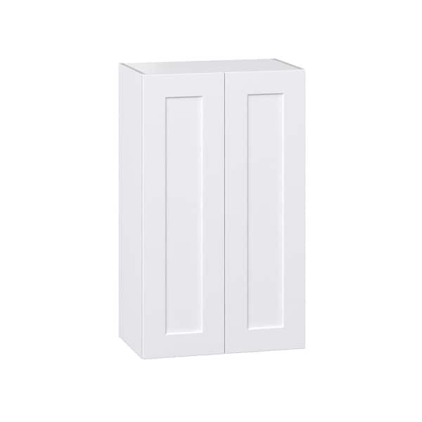 J COLLECTION Roseland 24 in. W x 24 in. D x 40 in. H Assembled Shaker Wall Kitchen Cabinet in Warm White