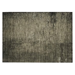 Chantille ACN554 Gray 1 ft. 8 in. x 2 ft. 6 in. Machine Washable Indoor/Outdoor Geometric Area Rug